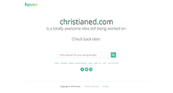 Desktop Screenshot of christianed.com