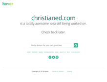 Tablet Screenshot of christianed.com